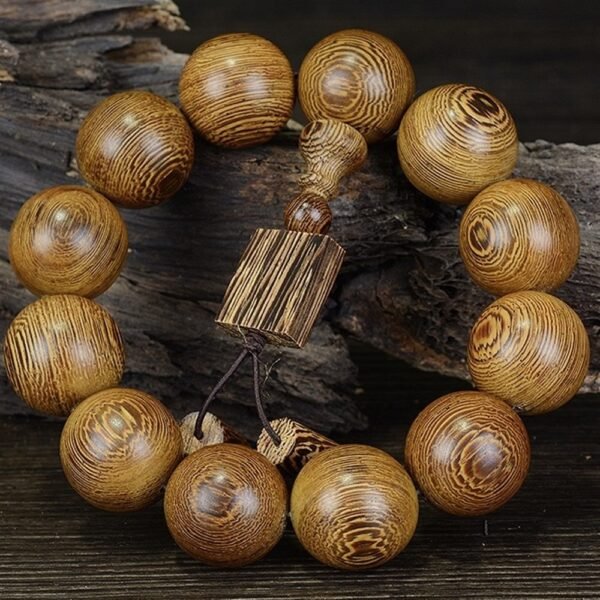 Chicken-Wing Wood & Rosewood Prayer Beads Bracelet